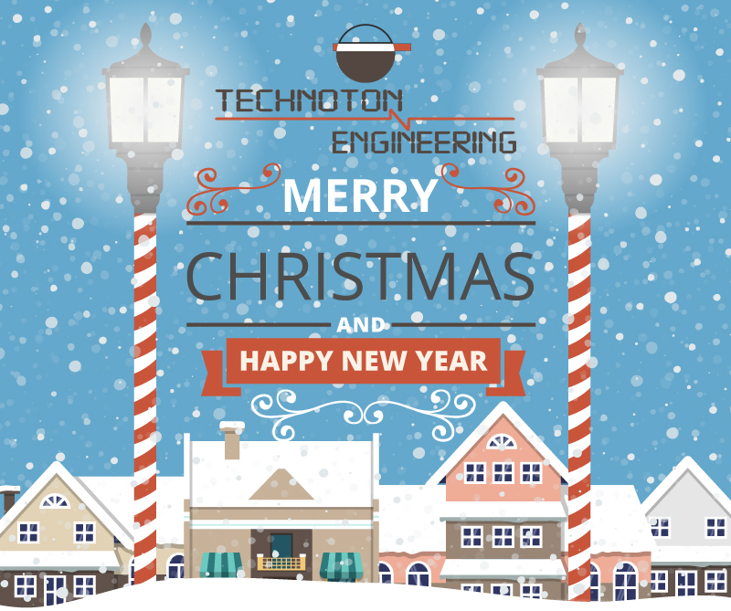 Technoton Engineering New 2018 Year greetings