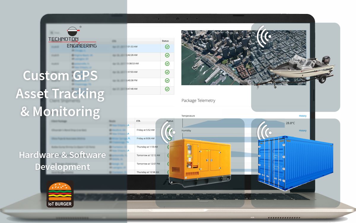 Индивидуальная разработка устройства GPS мониторинга за имуществом